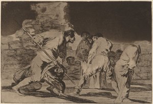 Disparate furioso door Francisco de Goya