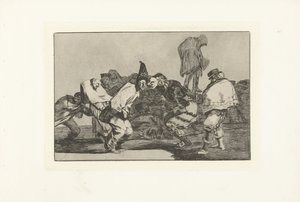 Dwaasheid van het carnaval door Francisco de Goya