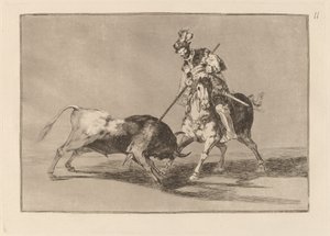 El Cid Campeador lanceando otro toro