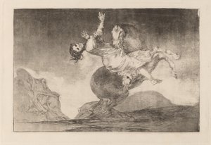 El caballo raptor door Francisco de Goya