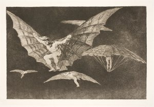 Een manier om te vliegen (Waar een wil is, is een weg) door Francisco de Goya
