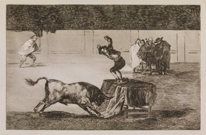 Nog een waanzinnige daad in dezelfde arena door Francisco de Goya