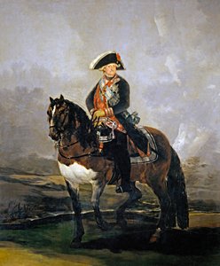 Ruiterportret van Karel IV van Spanje