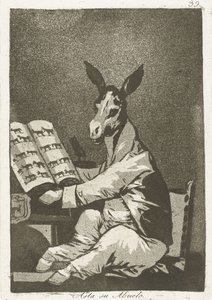 Evenals zijn grootvader door Francisco de Goya