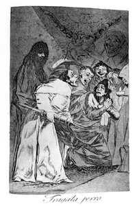 Fragata perro, 1799 door Francisco de Goya