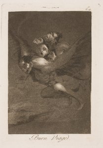 Goede reis! door Francisco de Goya