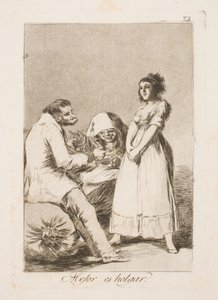 Liever lui door Francisco de Goya