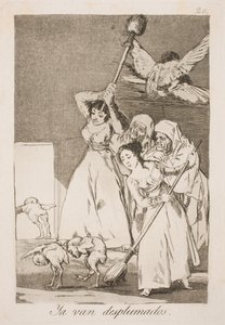 Hier zijn ze geplukt voor alle veren door Francisco de Goya