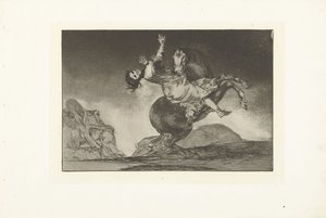 Het ontvoerende paard door Francisco de Goya