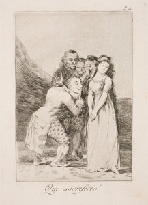 Wat een offer door Francisco de Goya