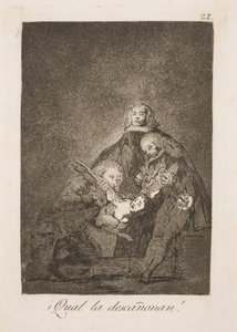 Waar ze haar plukken door Francisco de Goya