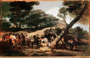Illegale kruitfabriek door Francisco de Goya
