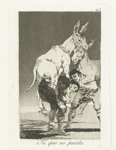 Jij die niet meer kunt door Francisco de Goya