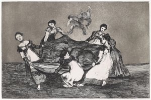 Los Proverbios, editie door Francisco de Goya