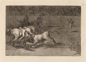 Mariano Ceballos, Alias de Indiaan, Doodt de Stier vanaf Zijn Paard