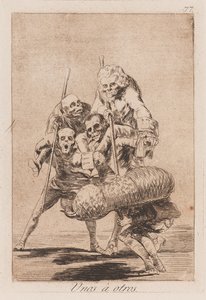Schijnstierengevecht, eind 18e-begin 19e eeuw door Francisco de Goya