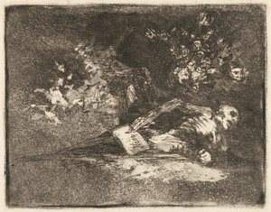 Nada (Niets) door Francisco de Goya
