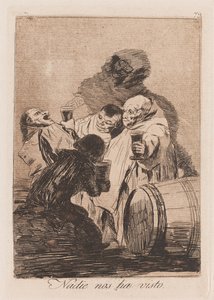 Niemand heeft ons gezien, laat 18e-begin 19e eeuw (prent) door Francisco de Goya