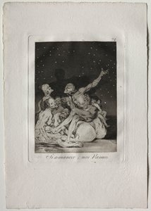 Ochenta Caprichos: Wanneer de dag aanbreekt, vertrekken we, 1793-1798 door Francisco de Goya
