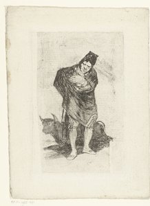 Oude stierenvechter door Francisco de Goya
