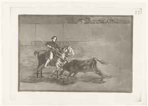 Pajuelera in de arena van Zaragosa door Francisco de Goya