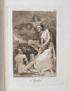 Plaat uit Los Caprichos, 1797-1798