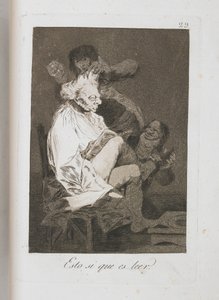 Plaat uit Los Caprichos, 1797-1798