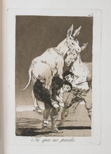 Plaat uit Los Caprichos, 1797-1798