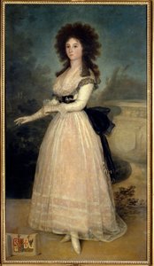 Portret van Dona Tadea Arias de Enriquez