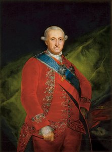 Portret van Karel IV van Bourbon, ca.1789 door Francisco de Goya