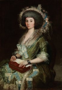 Portret van Doña Manuela Camas, de vrouw van Ceán Bermúdez