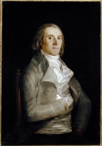 Portret van Don Andres del Peral (actief 1770-1820) schilder decorateur