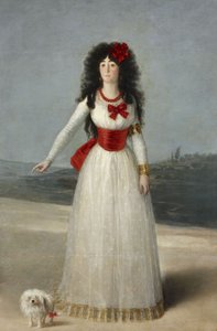 Portret van María Cayetana de Silva 1762-1802, 13e hertogin van Alba, 1795 door Francisco de Goya