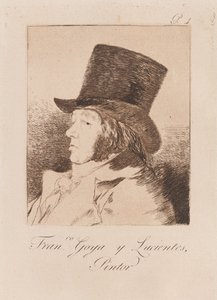 Portret van de kunstenaar, laat 18e-begin 19e eeuw door Francisco de Goya