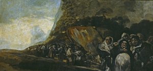 Processie van het Heilige Ambt door Francisco de Goya