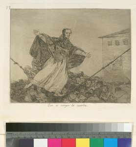 Que se rompe la cuerda (Moge het touw breken), Plaat 77 uit Los Desastres de la Guerra (De Rampen van de Oorlog), na 1814-15, gepubliceerd 1863