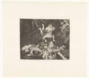 Ravages van de oorlog door Francisco de Goya