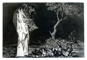 Raadsel van angst door Francisco de Goya