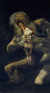 Saturnus die zijn zoon verslindt