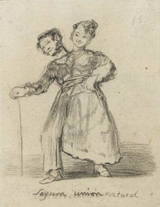 Segura Union Natural, 1819-28 door Francisco de Goya