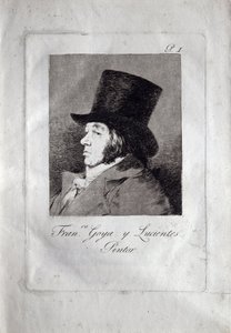 Zelfportret, 1799 door Francisco de Goya