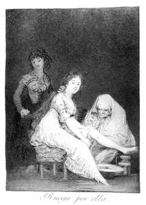 Zij bidt voor haar, 1799