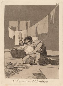 Ja, Hij Brak de Pot door Francisco de Goya