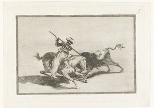 Stierenjacht te paard