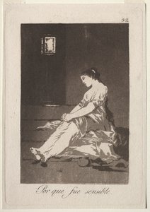De Caprichos: Omdat ze vatbaar was, 1799