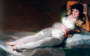 La Maja Vestida, ca. 1800 door Francisco de Goya