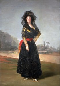 De hertogin van Alba door Francisco de Goya