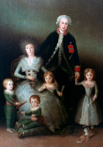 De hertog van Osuna en zijn familie door Francisco de Goya