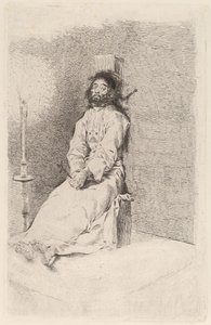 De Gewurgde Man door Francisco de Goya