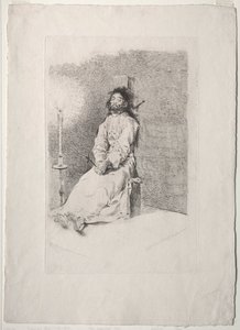 De Gewurgde Man door Francisco de Goya